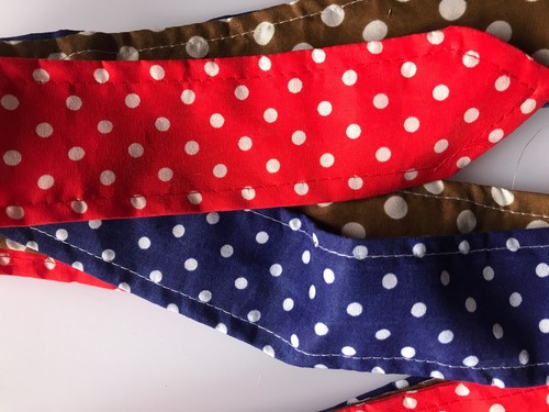 Women Girl Retro Vintage Boho bohemian Polka Dot bow scarf Hair head band tie up - Bild 4 von 25