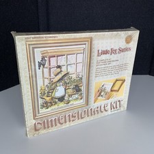 VTG 1970s DIMENSIONALE 3D SHADOWBOX KIT Little Ivy Series 12960 w frame holly