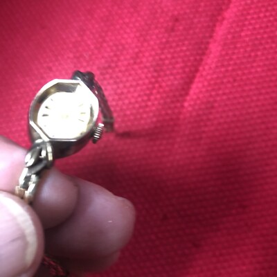 Hamilton Ladies Wrist Watch 875479 10K RGP Bezel Gold Band  display picture 2