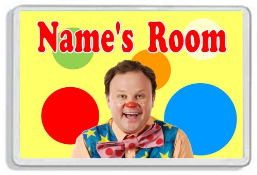 Personalised Mr Tumble Kids Door Plaque - Childrens Bedroom *SIZE = 9.5 x 6.5cm* - Picture 1 of 2