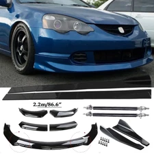 Front Bumper Lip Spoiler Side Skirts Rear Lip For 02-04 Acura RSX Glossy P