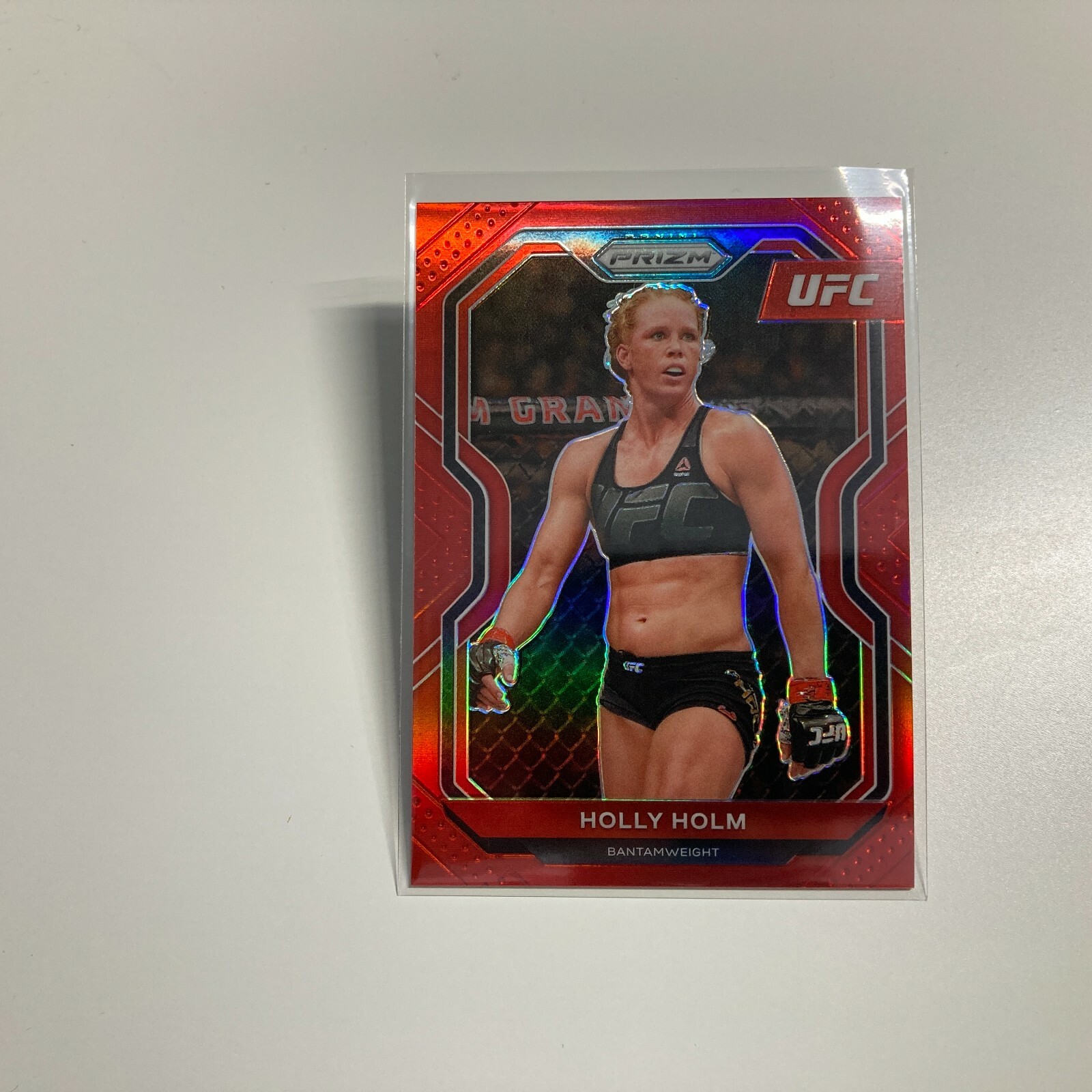 Holly Holm 2021 Panini Prizm UFC Red Refractor Card 182/275 #4