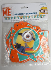 Despicable Me Minion Made Happy Birthday Banner Length 6.25 Ft Party Decoration