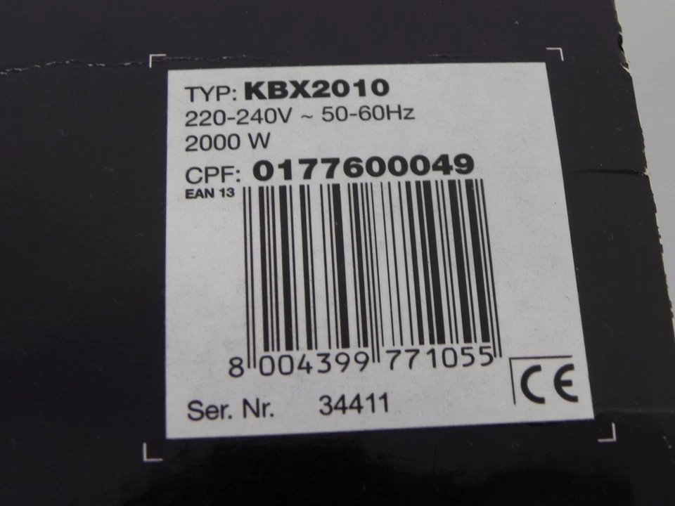 BOLLITORE DELONGHI MOD. KBX 2010 COL. ARGENTO IN METALLO 1,7 lt - SENZA FILI - Immagine 3 di 4