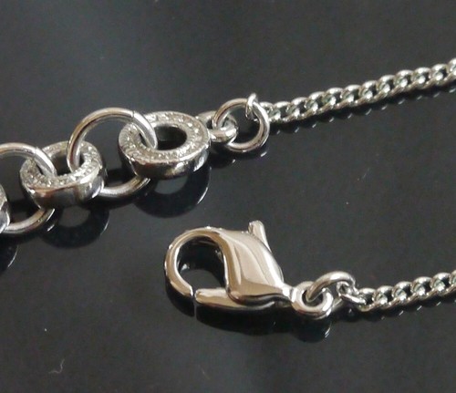 Authentic Christian Dior Necklace logo vintage Metallic #5714 - Picture 8 of 8