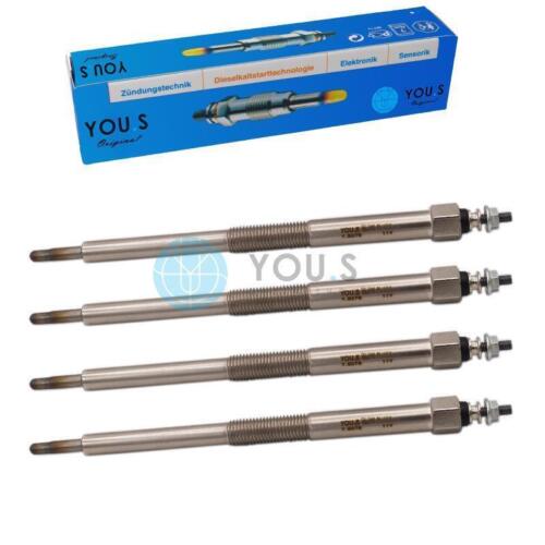 4 X You.S Original Glow Plugs for Nissan Pick Up Primera 2.2 2.5 - New