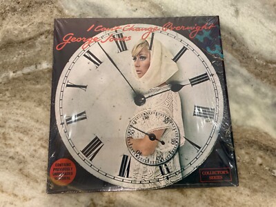 GEORGE JONES LP I CAN T  CHANGE  OVERNIGHT  1982 QS 5044 MINT in SHRINK
