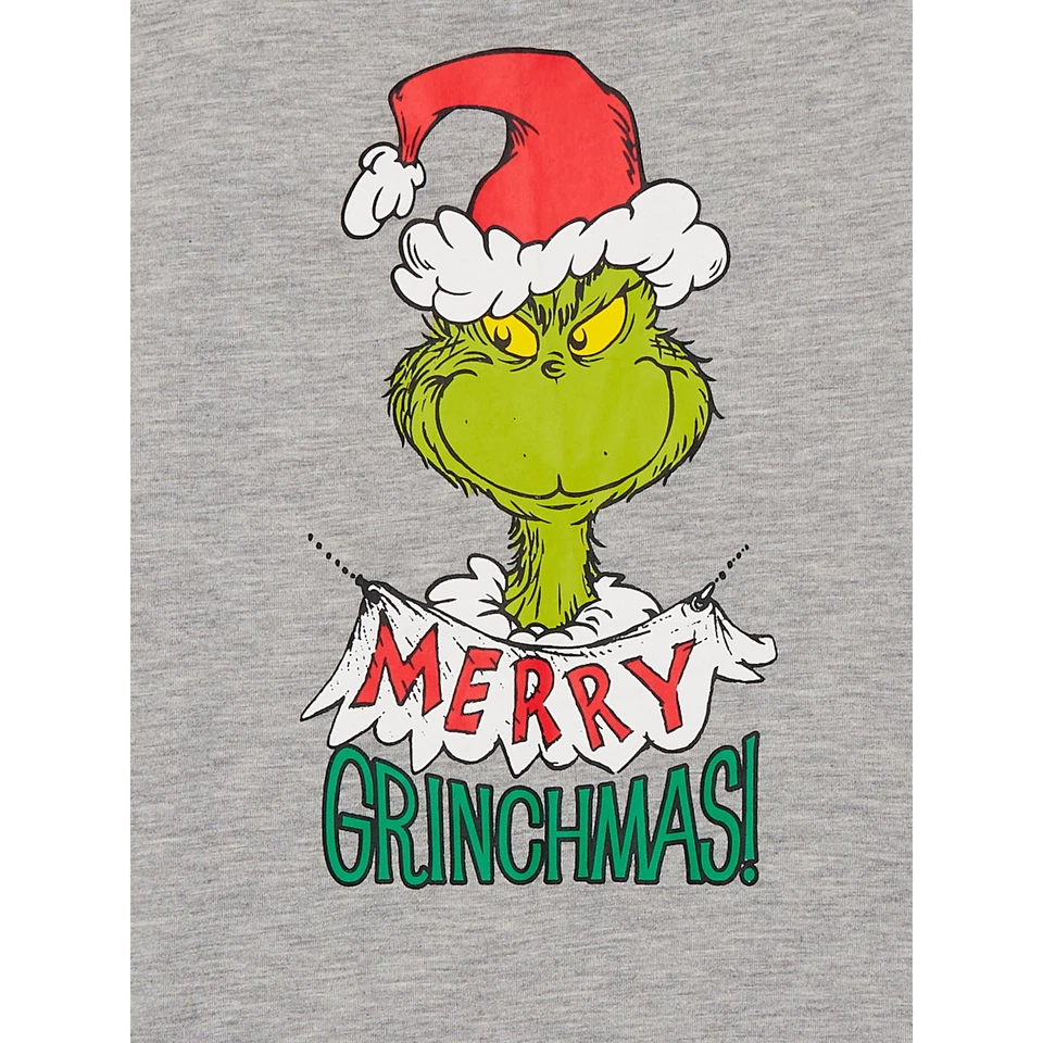 Conjunto Pijama Niños El Grinch Camisa Pantalones Niños Niñas Navidad 6 14 16 Dr Seuss Foto 3 de 4