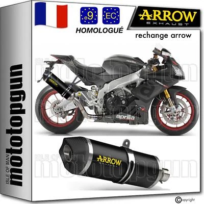 echappement approuve noir c race-tech arrow pour aprilia rsv4 rsv-4 rf 2017 17 - Photo 1/4