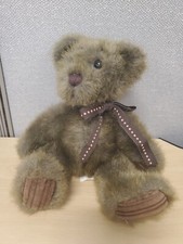 Minky Bear Plush Brown Teddy   Stuffed Animal Toy 7"