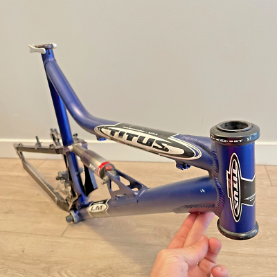 Vintage Titus Loco Moto Full Suspension MTB Frame 26 Fox Float