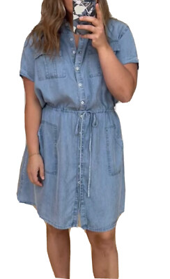 white christmas dresses Piper Denim Dress main image 0