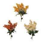 Artificial Limonium Statice Bush x 35cm - Red Orange Cream Yellow Colour Choice