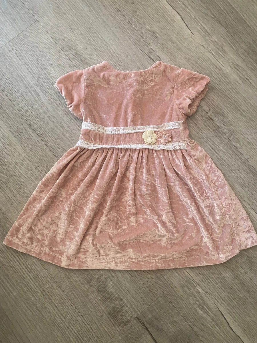 mayoral holiday dress Mayoral - Velvet Smocked Dress w/Gold Star Accents