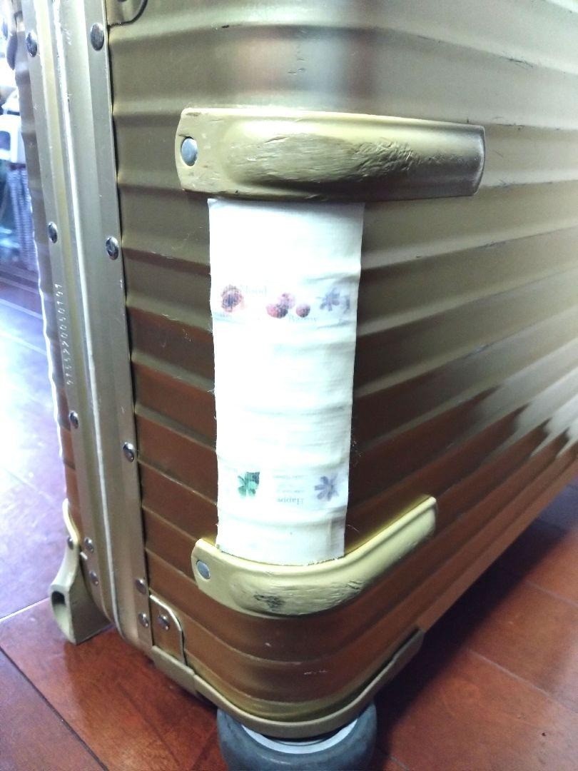 ✈️RIMOWA　ChampagneGOLD　2輪35L キャビントローリ 美品】RIMOWA シャンパンゴールド サルサ スーツケース35L 2輪 美品