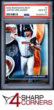 2020 BOWMAN'S BEST #6 JUSTIN VERLANDER POP 2 PSA 10