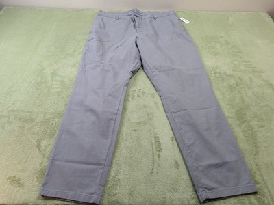 Old Navy Men's 44x34 Athletic Gray Chinos NWT Rotation Built-In Flex Stretch