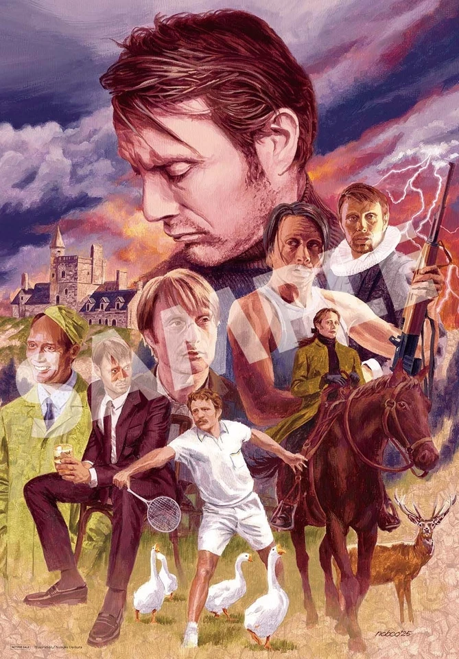 SCREEN Jan 2026 Mads Mikkelsen Tokyo Comic-Con Edition Poster & Postcard - Image 2 of 3