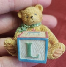 Vintage 1995 Priscilla Hillman L Alphabet Bear Cherished Teddies