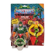MOTU Masters of the Universe KING HISS Deluxe Origins FREE SHIPPING OOP HTF Rare