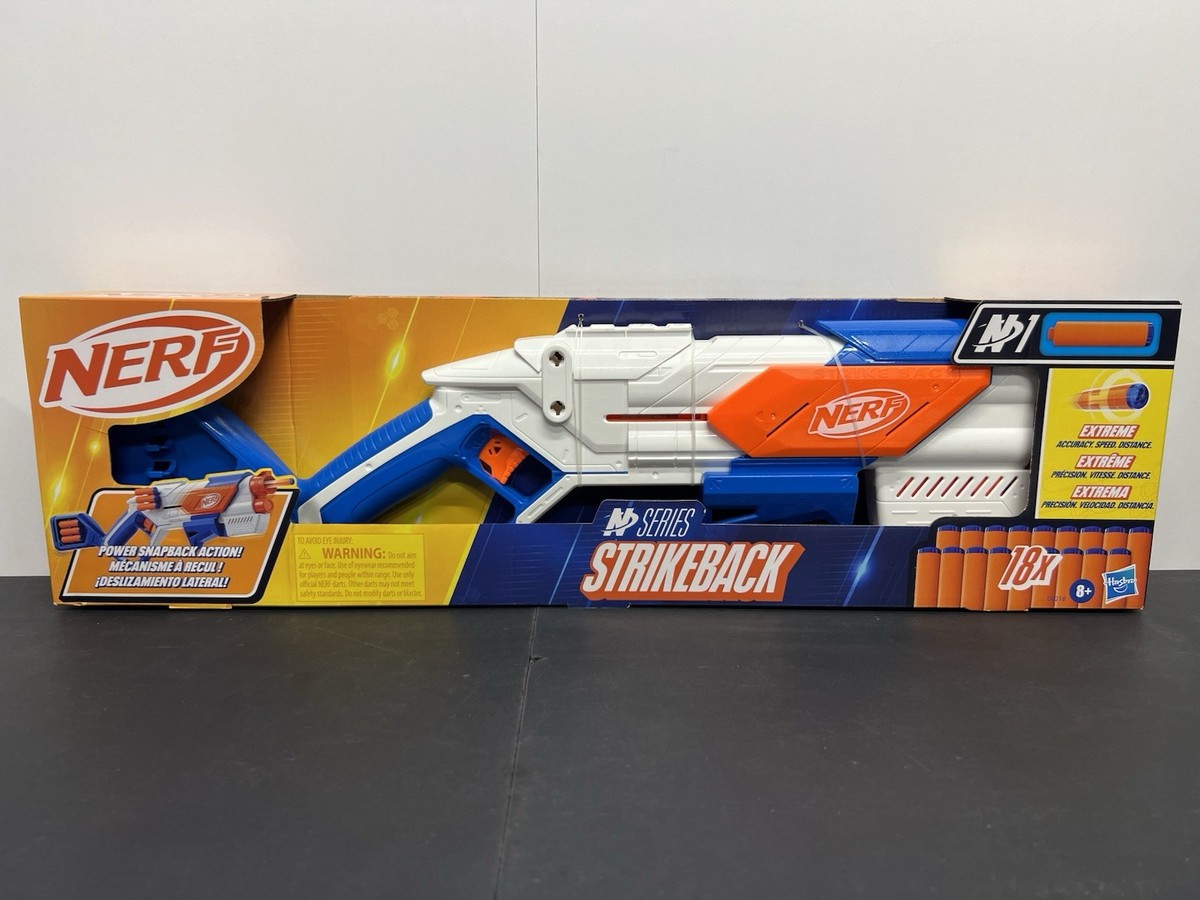 Hasbro Nerf まとめ売り Nerf N Series Strikeback Blaster and 18 Nerf N1 Darts New In Box