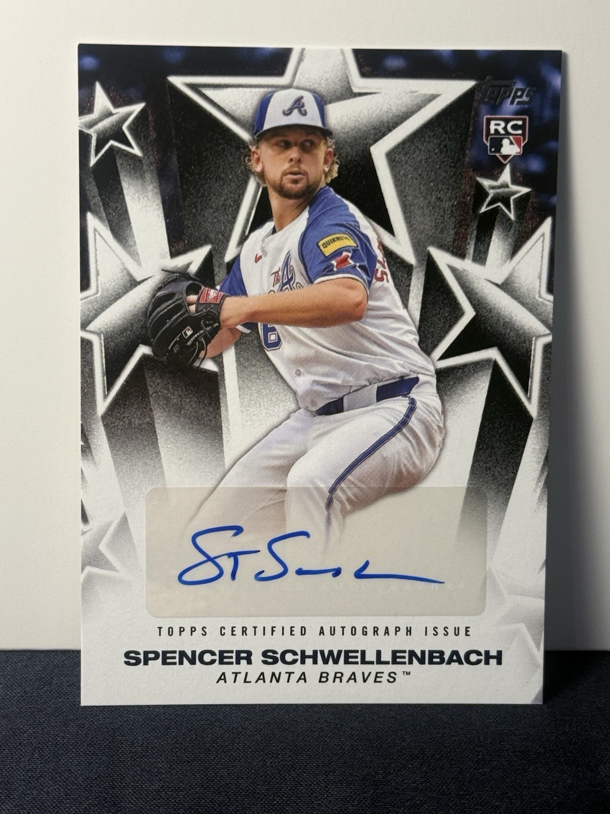 SPENCER SCHWELLENBACH 2025 Topps Serie 1 - #BSA-SSC Baseball Stars Auto Card