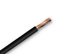 Image of Black 10mm Single Core 6491B LSZH Round Conduit Wire - Heating, Lighting & Power