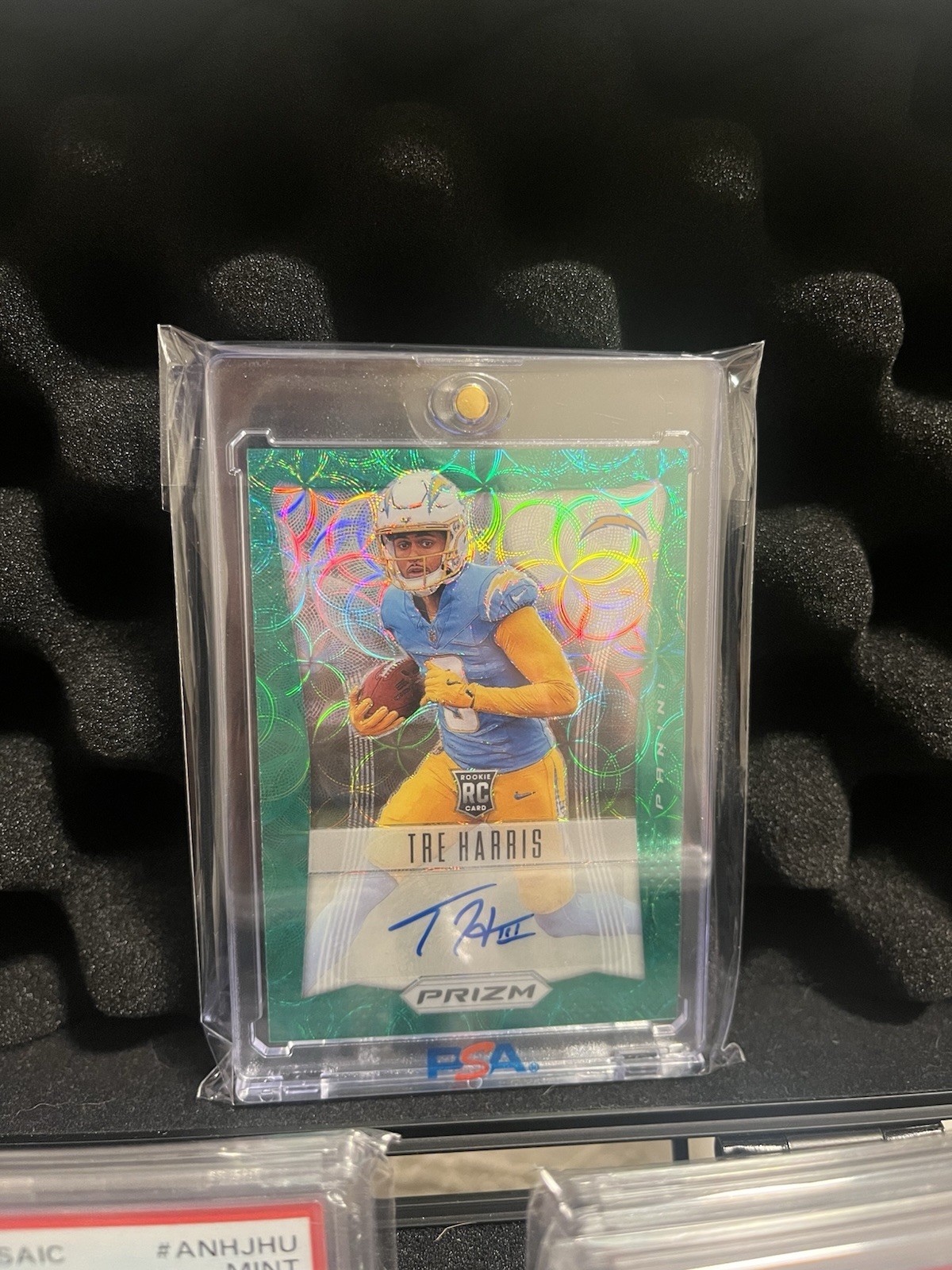 Tre Harris Panini Prizm Retro 2012 Signatures #RSITHS Green Scope