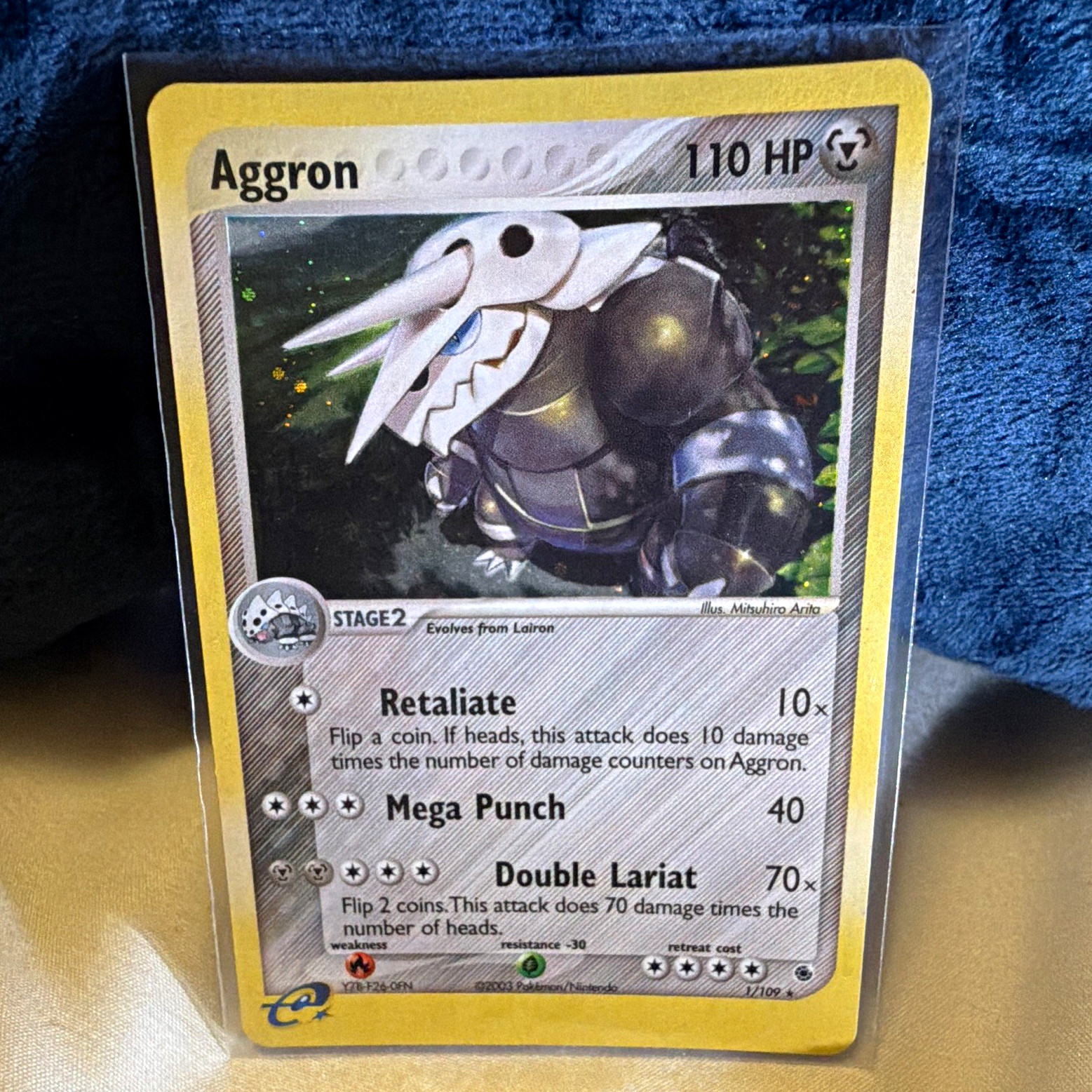 The Pokémon Company Aggron EX Ruby & Sapphire Holo Rare Reverse Holo 1/109