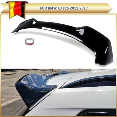 X3M Style Dachspoiler Kofferraum Schwarz Glänz Für BMW X3 F25 11-17 Heckspoiler