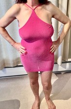 mini party dress neon pink