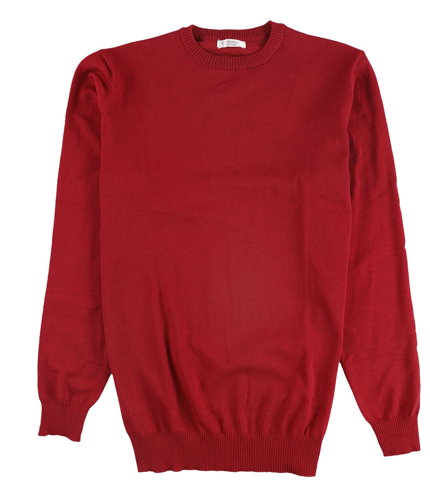 Мужской свитер плотной вязки Coofandy Красный Маленький 5490₽