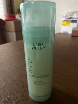 Wella Invigo VOLUME BOOST CRYSTAL MASK with Cotton Extract 4.9 oz (448)