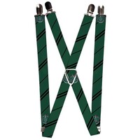 `Suspenders - 1.0`` - Slytherin Crest/Stripe Green/Black` (Us Import) ACC NEU