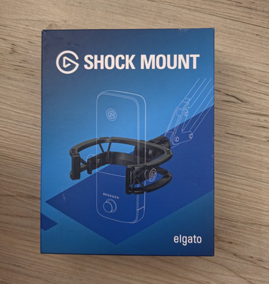 Elgato Shock Mount Stoßdämpferhalterung für Mikrofon, Schwarz