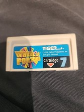 Vintage Wheel Of Fortune Handheld Video Game Cartridge 7 Tiger Electronics