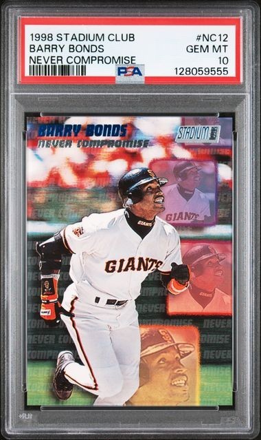 1998 Topps Stadium Club Never Compromise Barry Bonds PSA 10 Giants #NC12    cc17