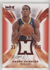 2008-09 Fleer Hot Prospects Hot Materials Red 13/25 Danny Granger #HM-DG 3c7