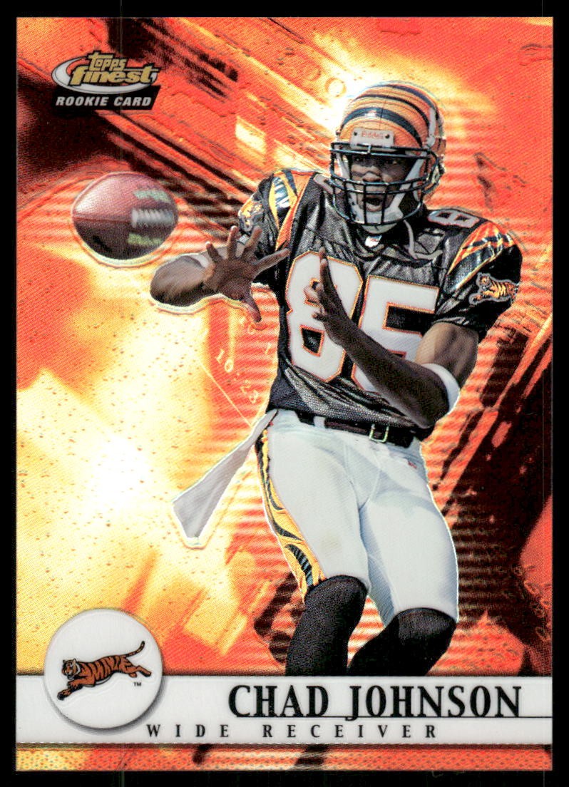 2001 Finest #122 Chad Johnson RC /1000 - FB