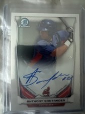 2014 Bowman Chrome - Prospect Autographs Anthony Santander #BCAP-AS (AU, RC)