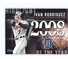 2015 Topps Update Highlight of the Year Ivan Rodriguez #H-87
