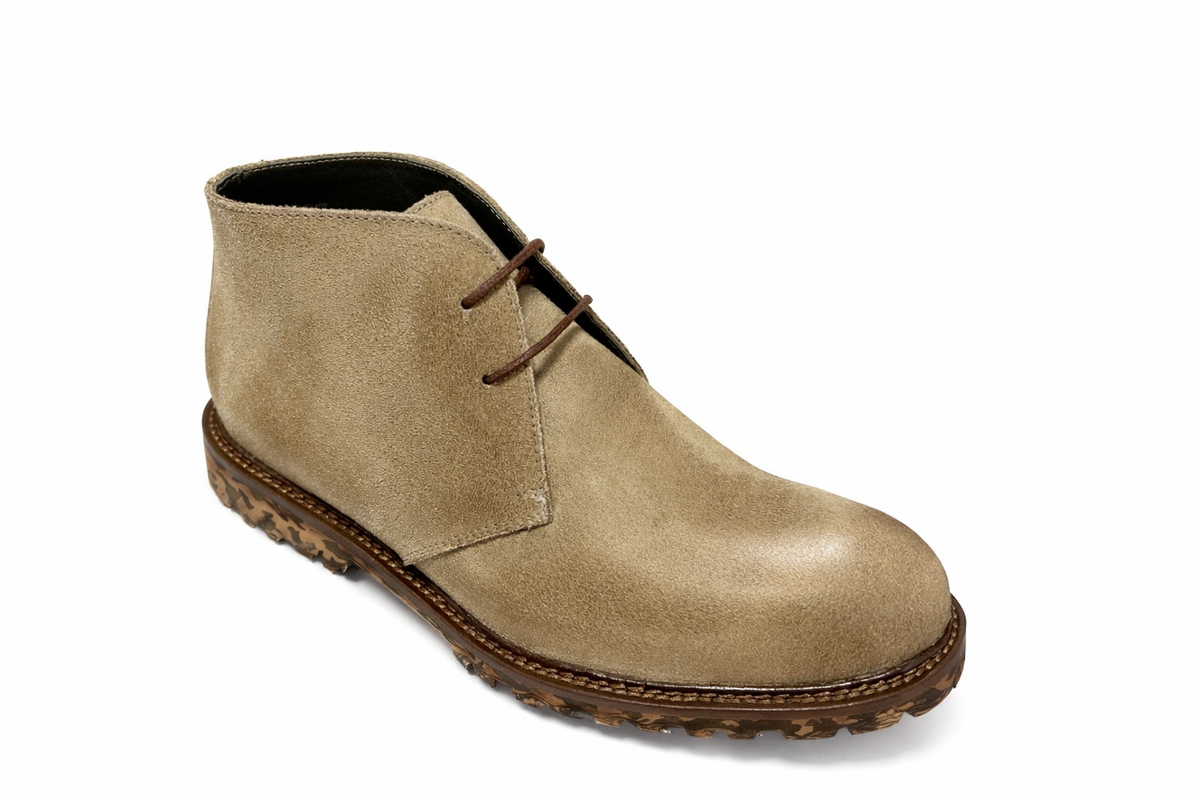 Calzoleria Toscana Panarea Mens Rope Leather Chukka Boots  display picture 2