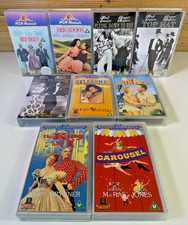Classic Musicals VHS Bundle X9 The King and I Fred Astaire Ginger Rogers