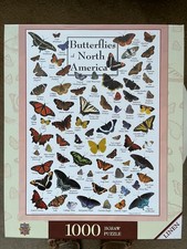 Butterflies of North America 1000 Piece Jigsaw Puzzle by Master Pieces NEW