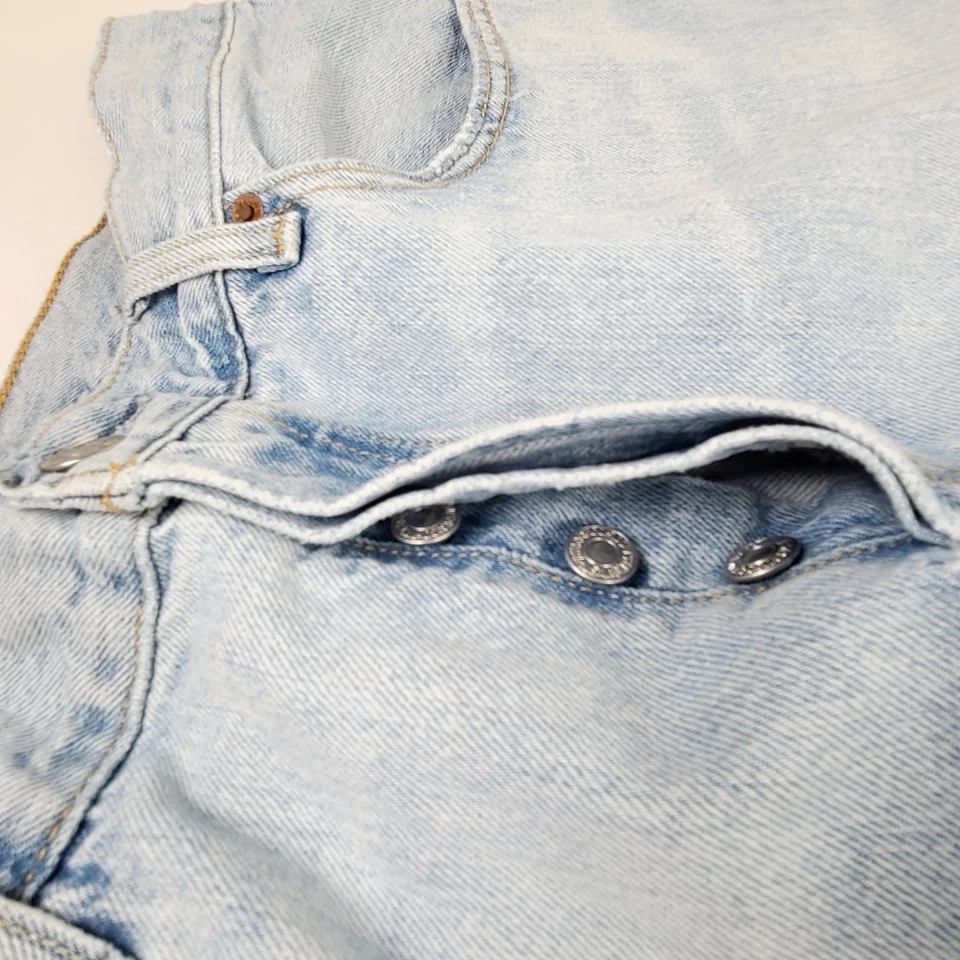 Jeans Levi 501 Mujer 31x29 (etiqueta 30x30) Premium Años 90 Botón Mosca 1 de 1 Retazos Foto 3 de 4