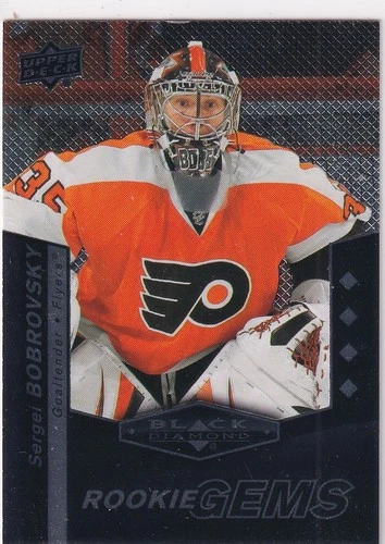 10/11 UD BLACK DIAMOND SERGEI BOBROVSKY QUADRUPLE RC SP ROOKIE #204