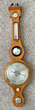 Ancien baromètre banjo 19ème avant 1830 avec provenance