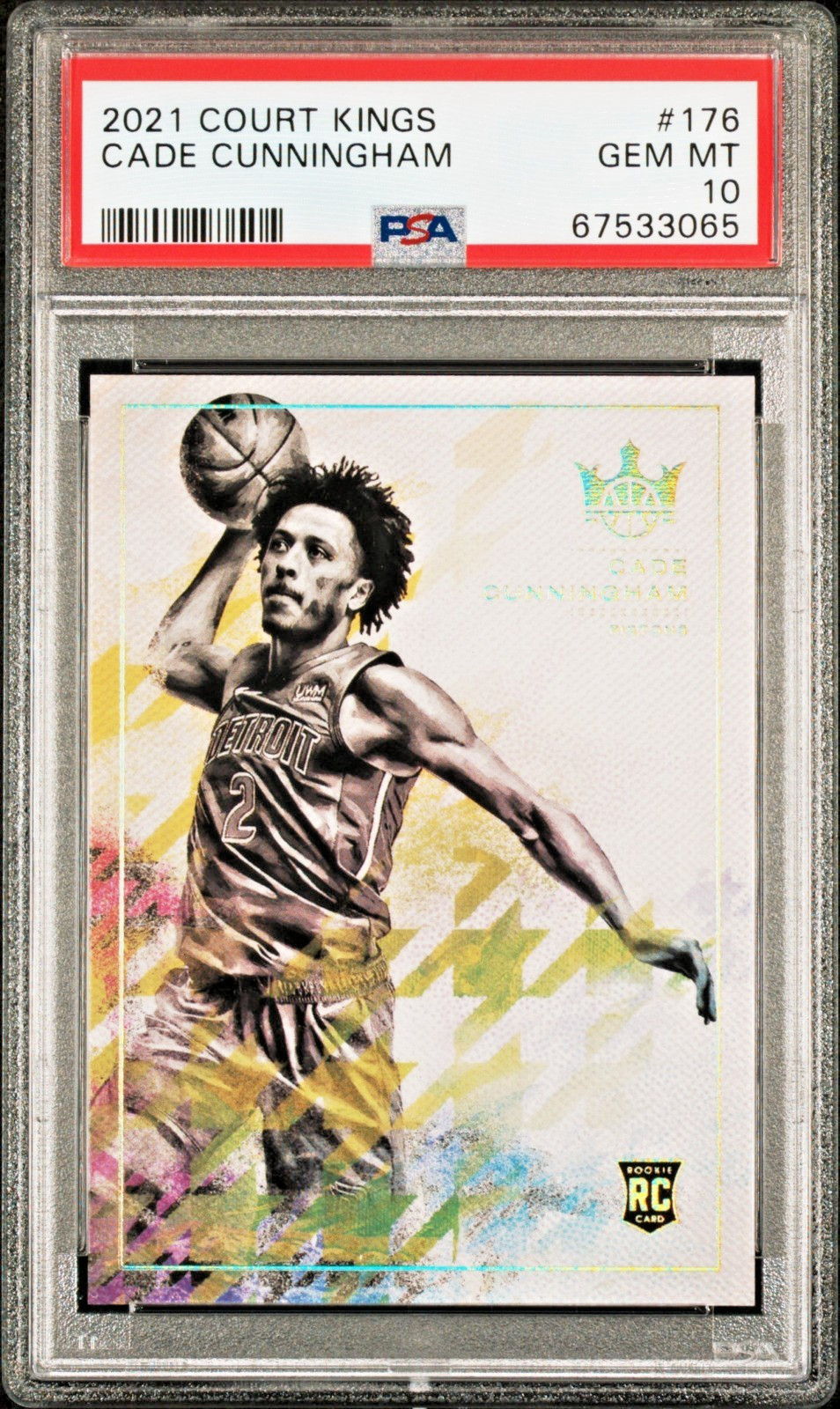 2021 Panini Court Kings Cade Cunningham Level IV RC PSA 10 Pistons Rookie