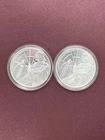 Two  Star Wars Darth Vader 1oz .999 Silver Rounds (two OZ silver)