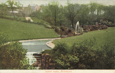 SCOTT PARK, BURNLEY, 1906 POSTCARD  (1689/25/W10)